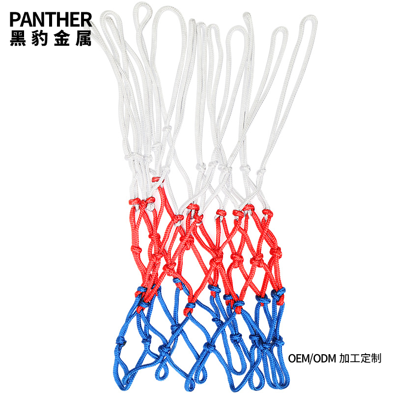 12扣三色實心滌綸標(biāo)準籃圈網(wǎng)