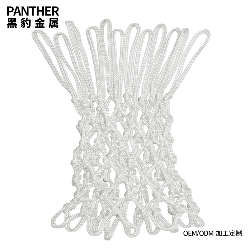 12扣加粗白色滌綸標(biāo)準籃圈網(wǎng)